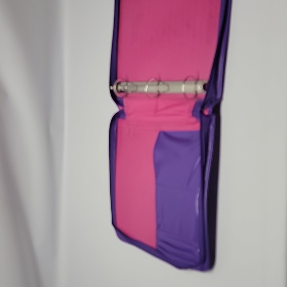 Vintage 90s y2k lisa frank Rockstar girl zip up binder - Picture 3 of 11